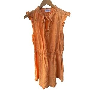 Bella Dahl 100% Linen Ruffle Sleeve Dress I Size: S